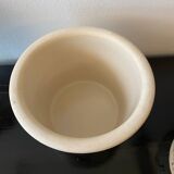 Vintage table bin in varnished stoneware LML Martin