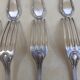 Housewife 12 forks and 12 tablespoons in silver metal
