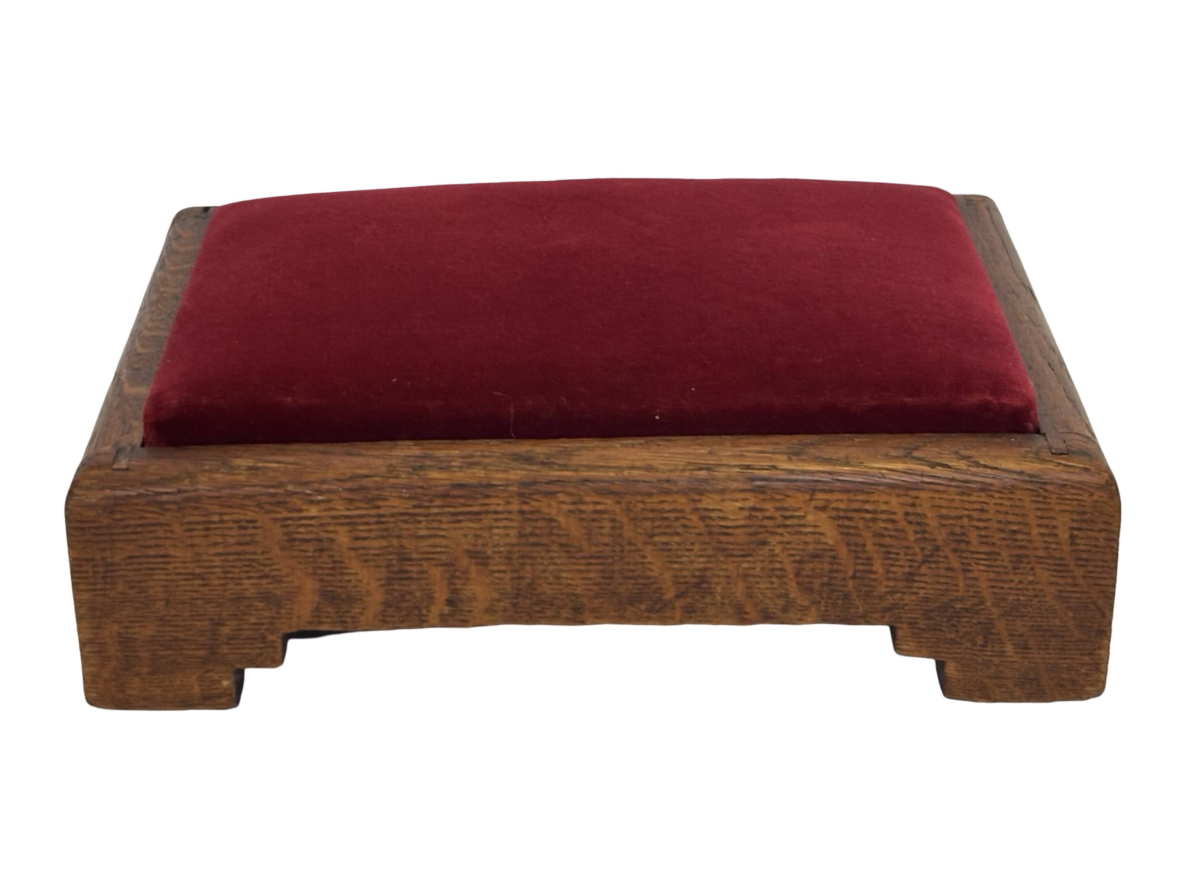 Art Deco footstool foot rest minimalist 30's design