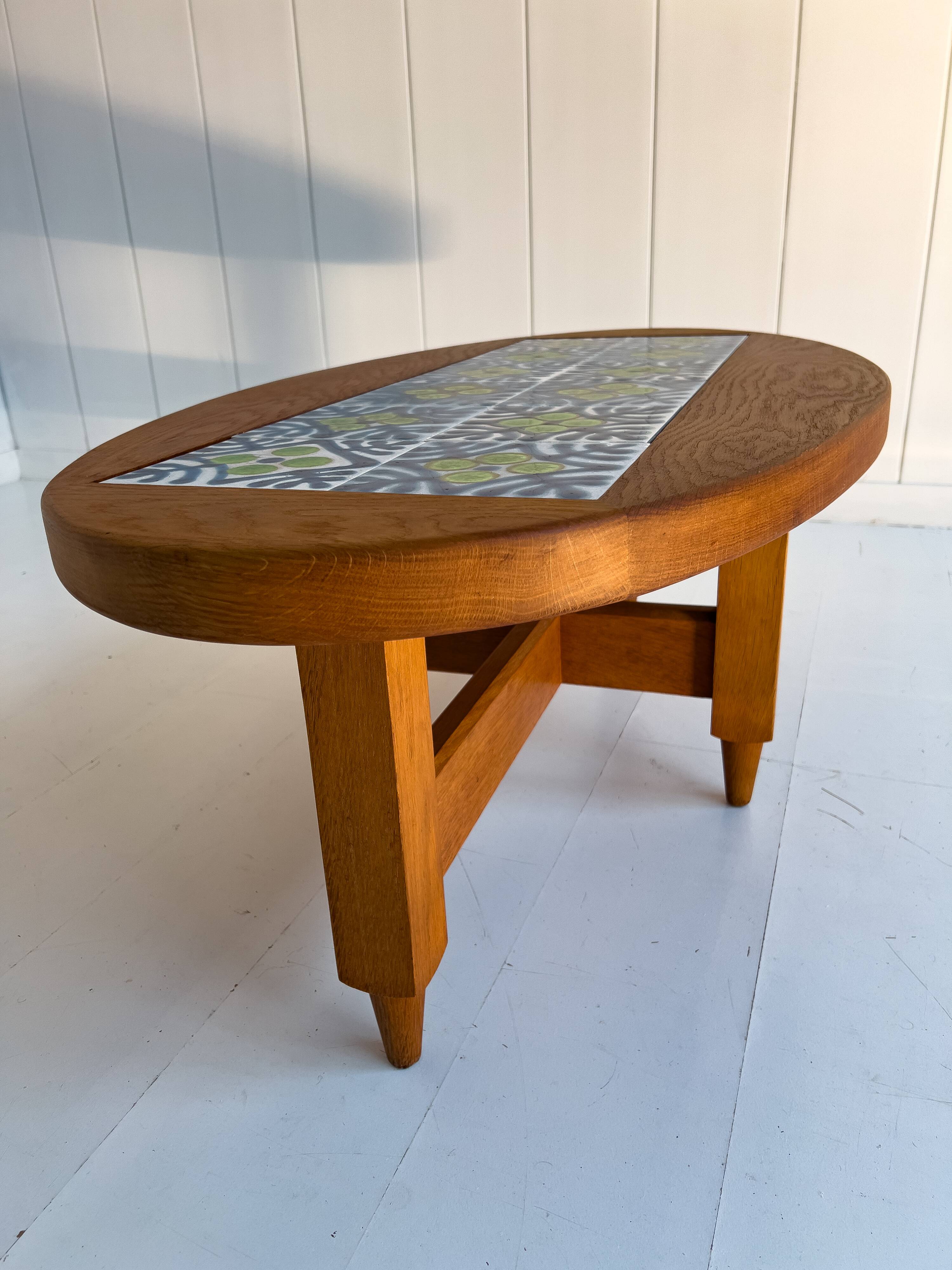 Table basse par Guillerme et Chambron pour Votre Maison