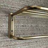 Vintage coat rack in gold metal