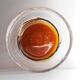 Brutalist art glass plate by Pentti Santalahti, 1970s