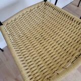 Set of 4 vintage dine chairs made in italy in the 1970s / mid century outdo