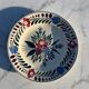 Vintage hand-painted flat plate, Sarreguemines Forêt Vosges