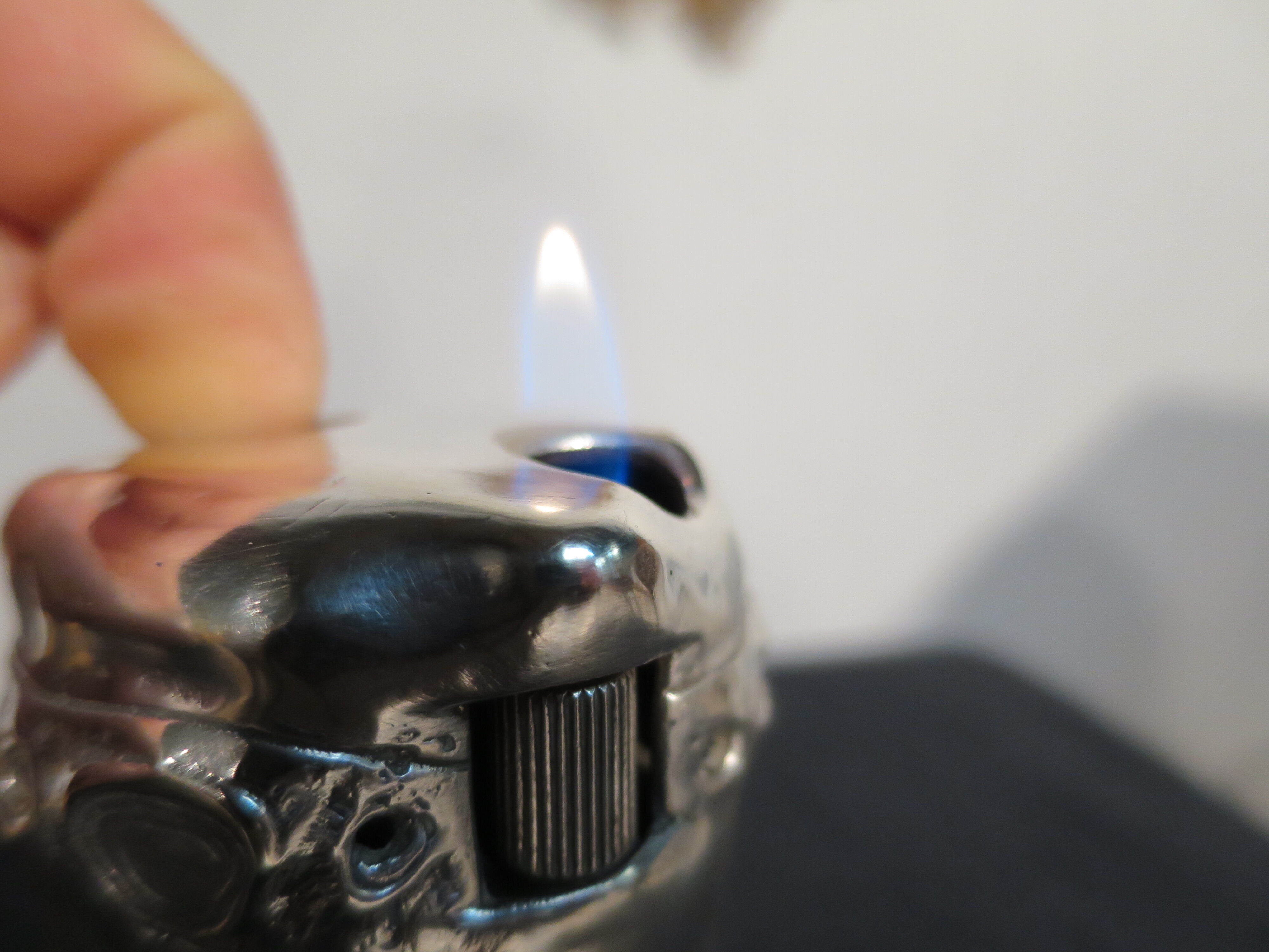 Silver Hermes lighter "Bambou"