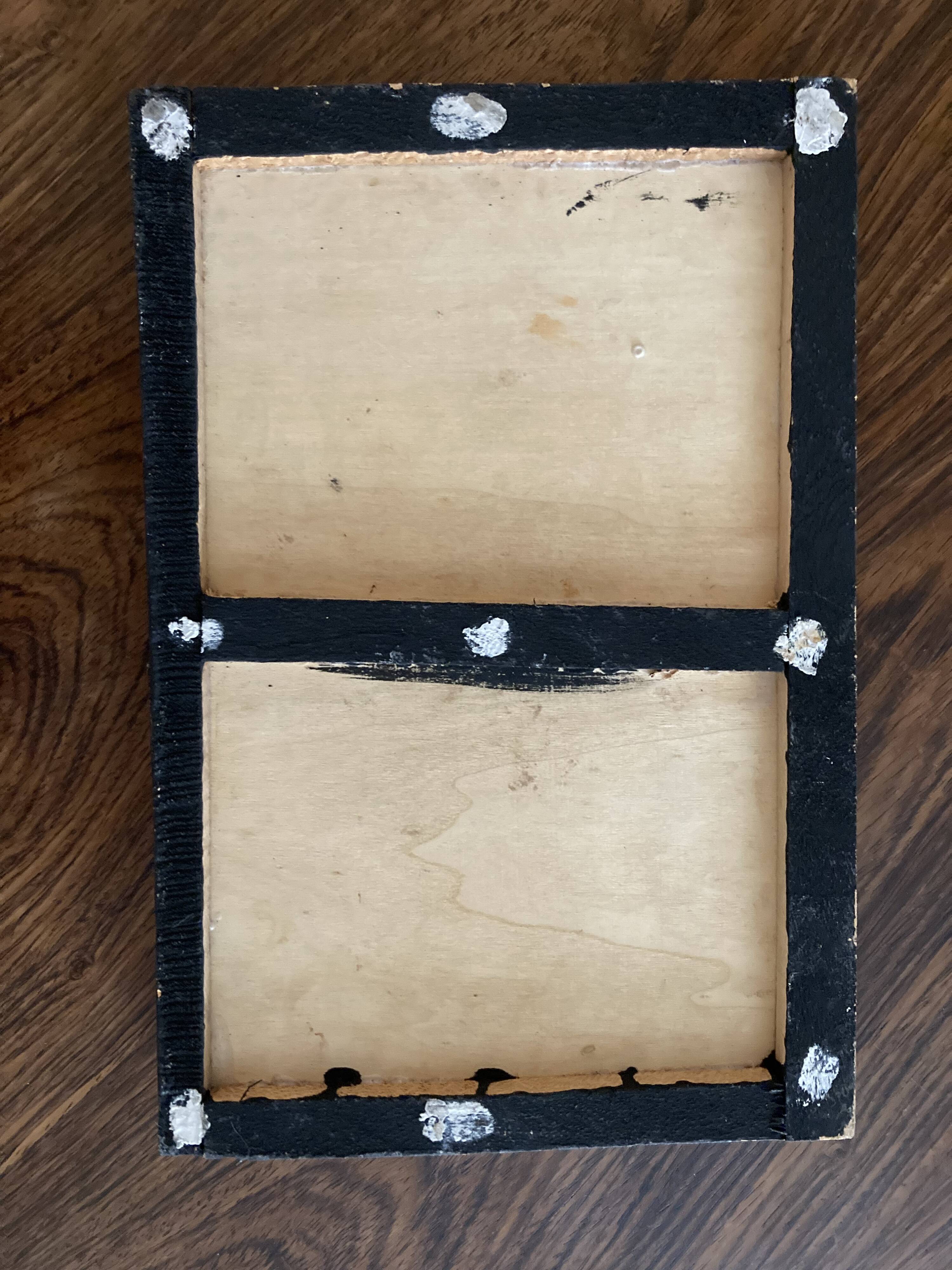 Two Imigongo paintings / panels traditional art from Rwanda