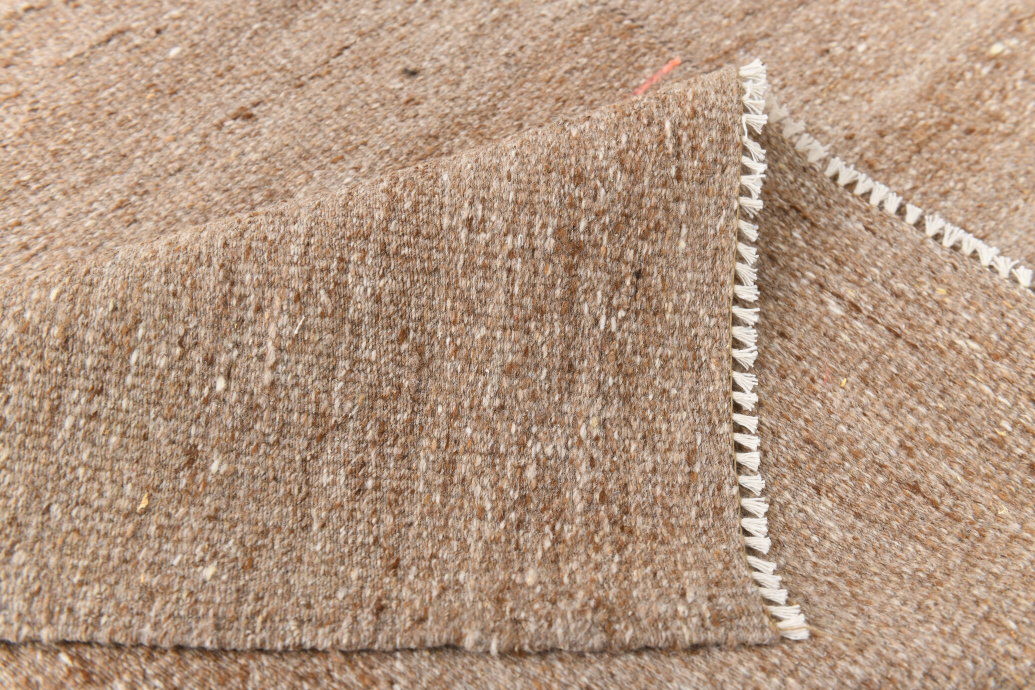 8x11 Bronze & Beige Vintage Kilim Rug, 241x350Cm