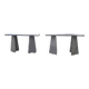 Pair of metal consoles