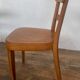 Set of 4 curved wood bistro chairs