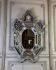 Important Venetian mirror in colorless Murano glass, circa 1880