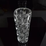 Vintage Glass Vase by František Pečeny for Heřmanova Huť, Czechoslovakia, 1960's.