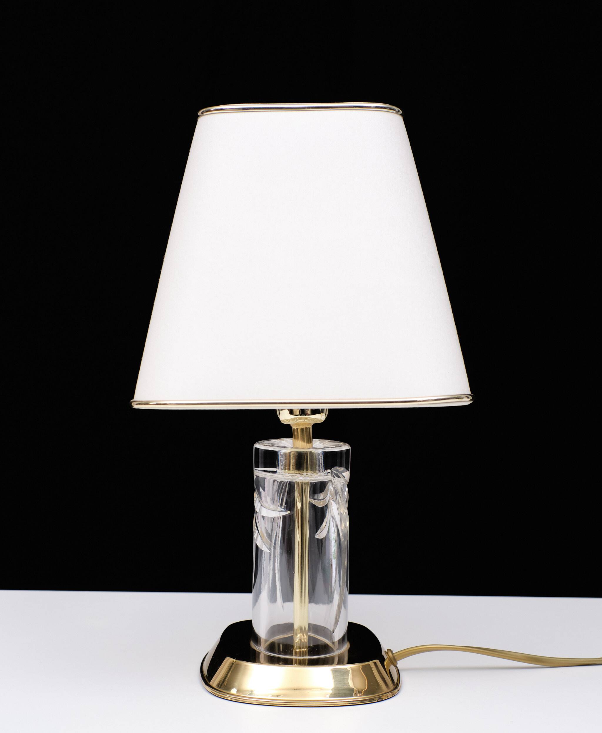 Preciosa Top quality pristine Bohemian Crystal Table lamp Czech Republic