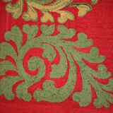 Old American carpet Hooked handmade 88cm x 152cm 1920