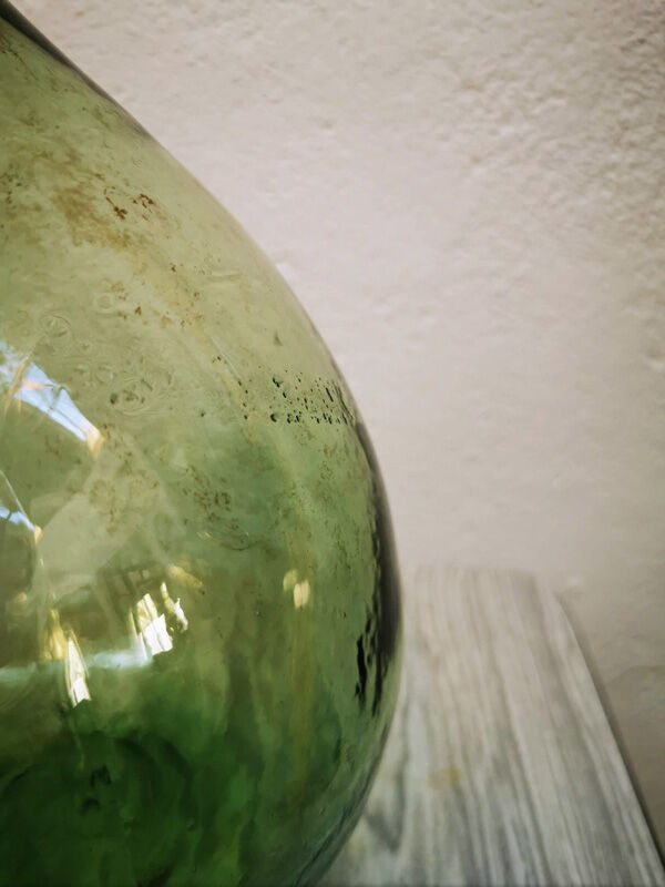 8 litre green demijohn
