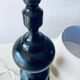 Vintage turned wooden lamp