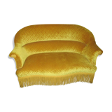Toad yellow velvet sofa