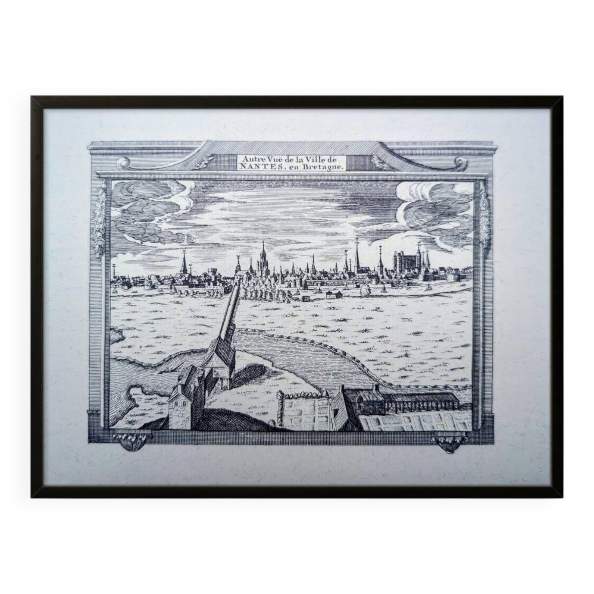 Printed in 1970, engraving from Nantes.