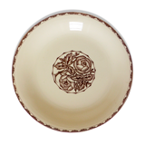 Vintage round dish from Sarreguemines, Argonne model