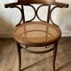Fauteuil canné et bois courbé