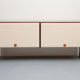 1970s sideboard room-devider in metal and teak