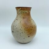 Pansu vase in ceramic gres pyrite