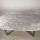 Table design marbre 6 chaises 1970