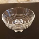 6 glass champagne cups from the 50s
