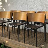 Lila hunter, XO, Philippe Starck (set of 6)