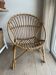 Rattan shell chair