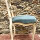 Louis XV chair, 18th century in carved wood decorated with flowers