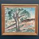 Original Swedish Oil on Canvas – “Tree” by Stig Allan