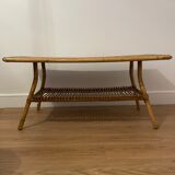 Table basse rotin