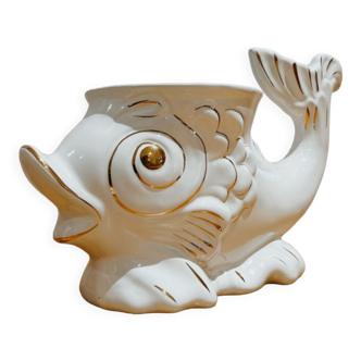 Vintage fish-shaped pot cover