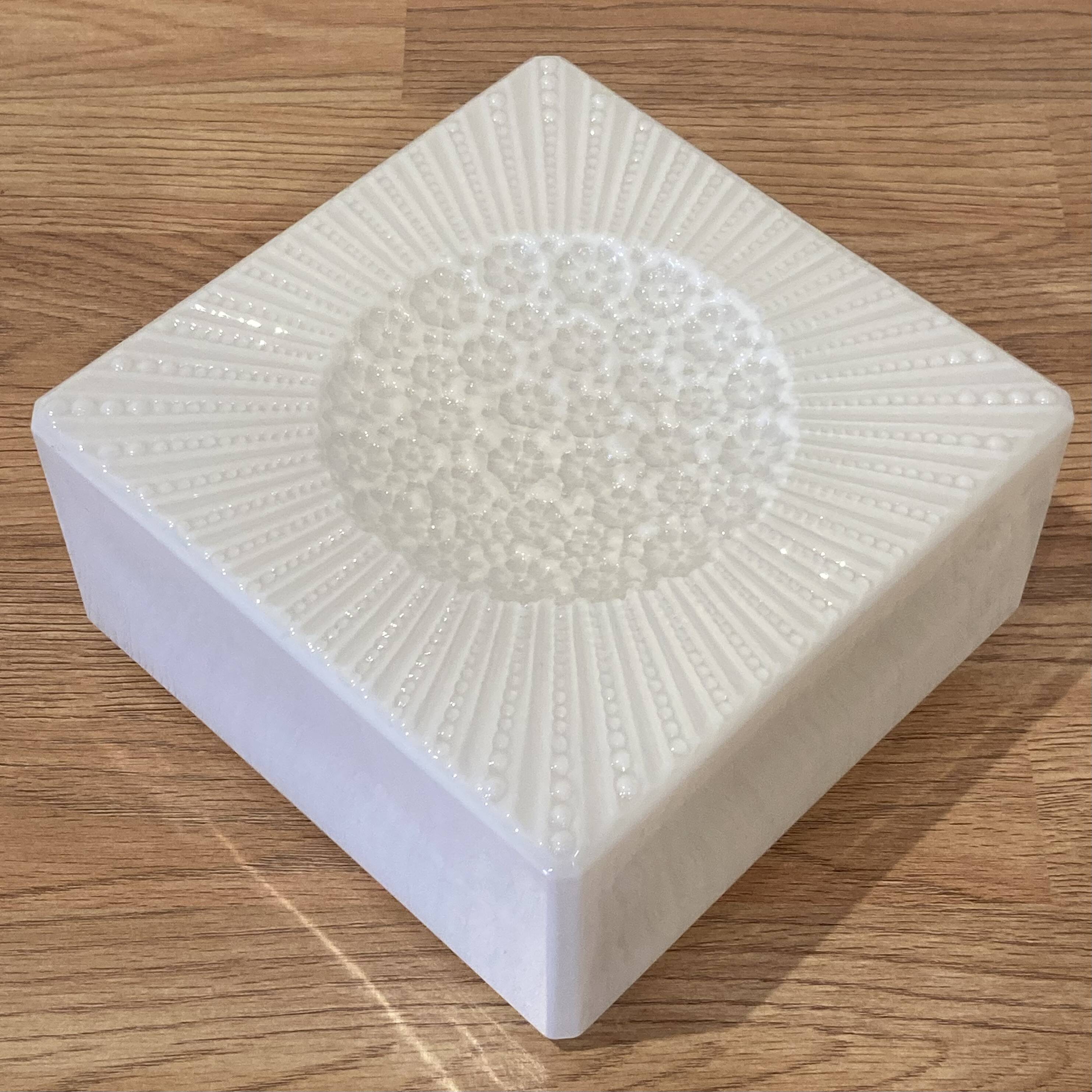 Large glass wall light, Scandinavian design, 1950s.