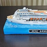 Model cruise ship MSC Armonia