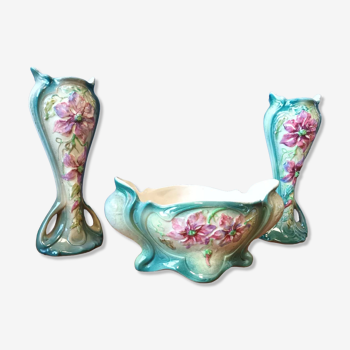 Ensemble vases et jardinière