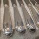 12 silver-plated table knives by Christofle Vendôme, 24.5cm