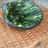 Ceramic ashtray or trinket dish in the shape of a seashell