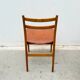 Ensemble de 6 chaises de style scandinave en hêtre, 1970