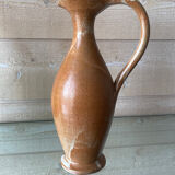 Vintage glazed stoneware pitcher