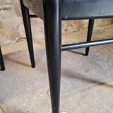 4 vintage wooden chairs 70"