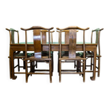 Ensemble 1 table ancienne chinoise + 6 chaises