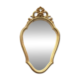 Deknudt Mirror - Vintage Rococo Mirror in Golden Resin - 1970s