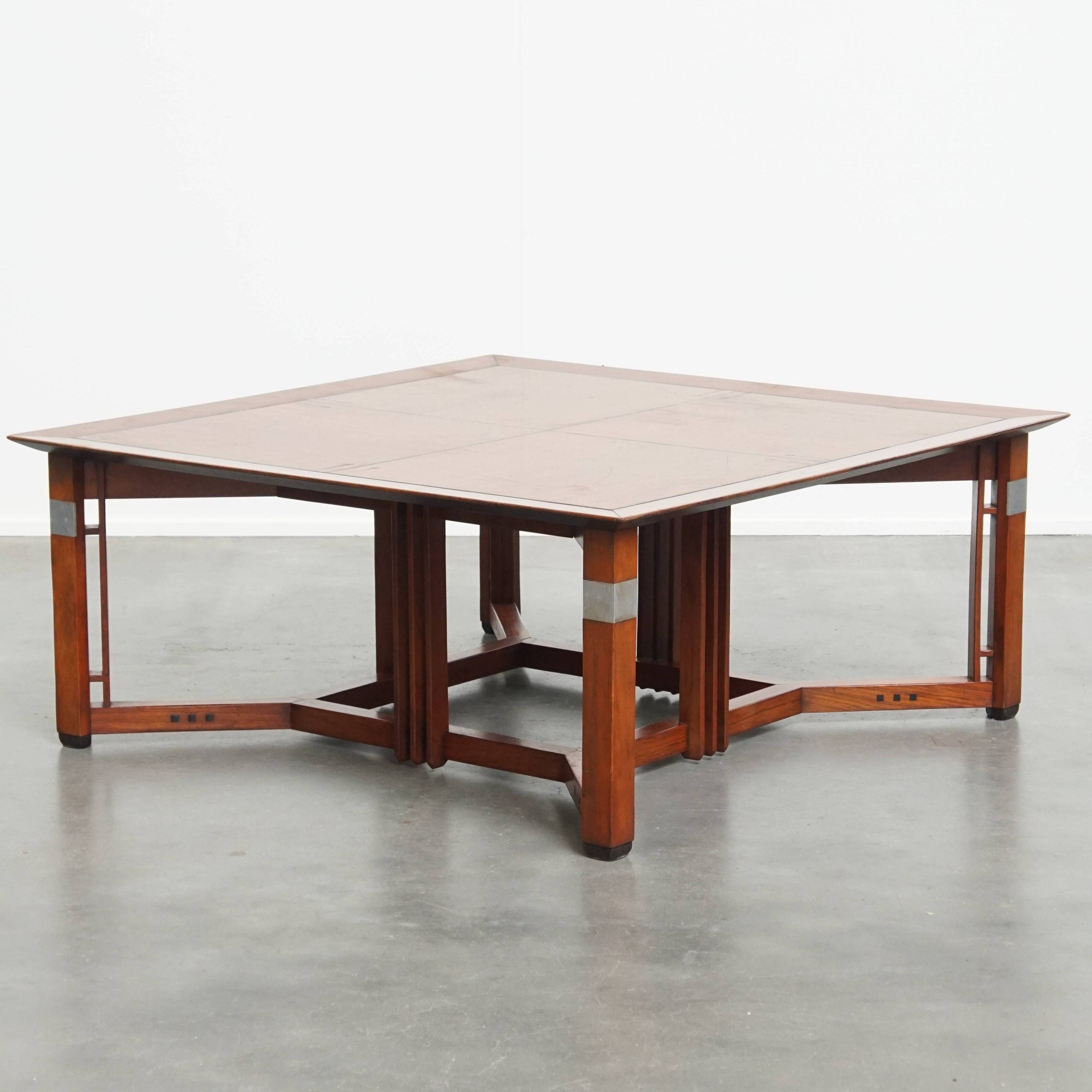 Large Square Art Deco Coffee Table