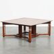 Grande table basse carrée Art Déco