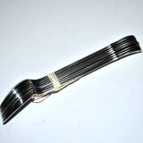 Set of 8 metal ice cream spoons Goldsmith Jean Gouzon