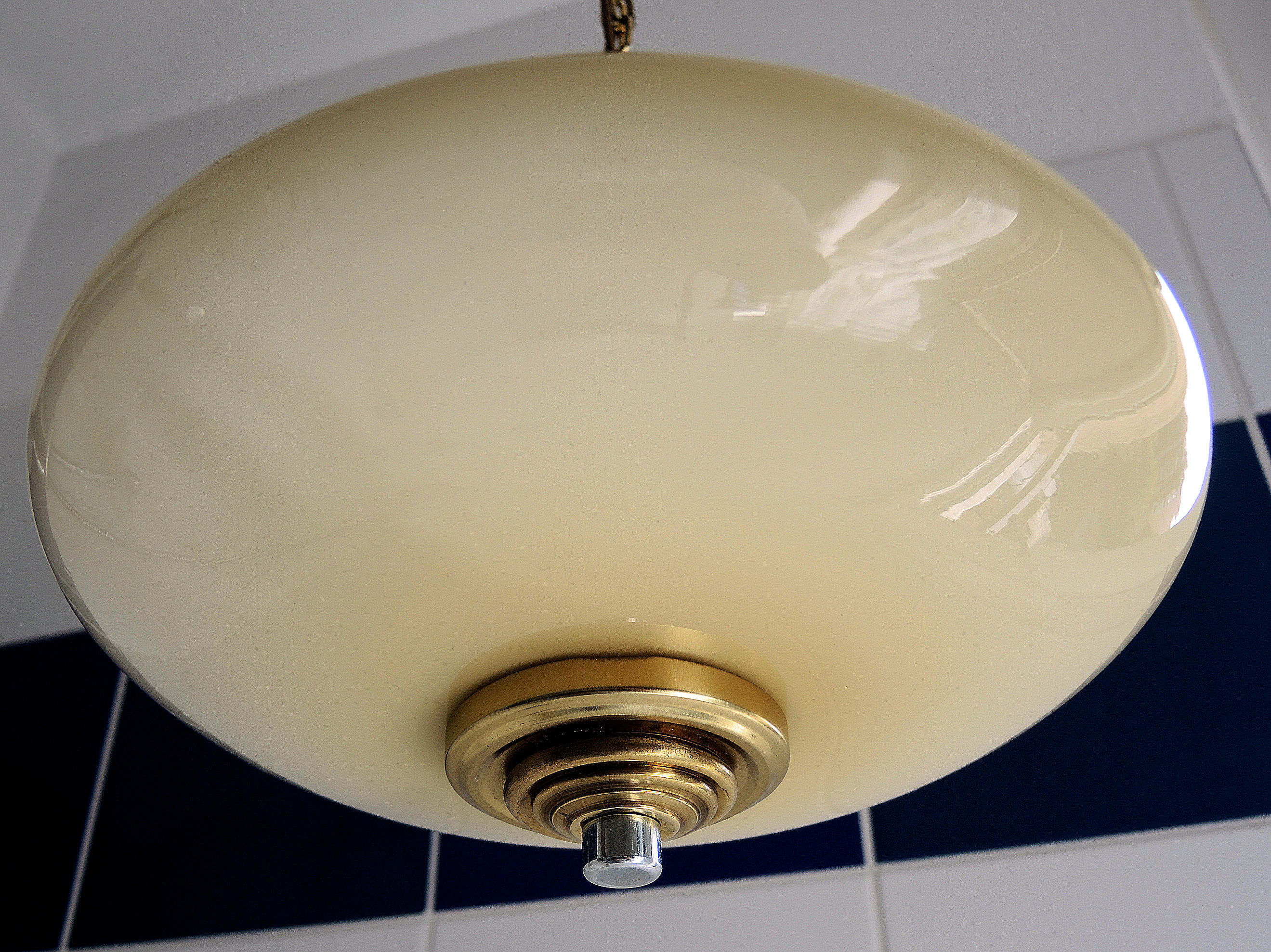 Hanging lamp opaline 24