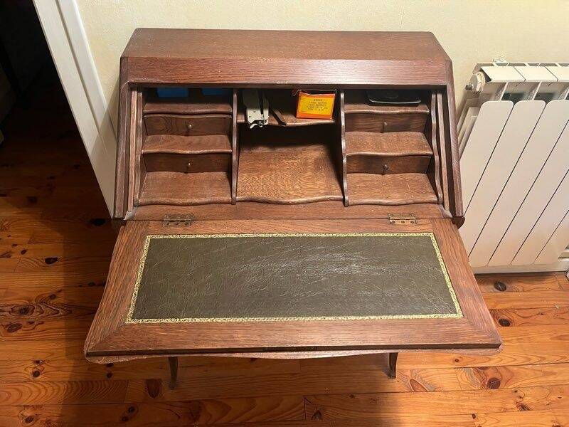 Oak secretary desk