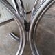 Large table Roche Bobois 1970 glass and chrome 8 pers