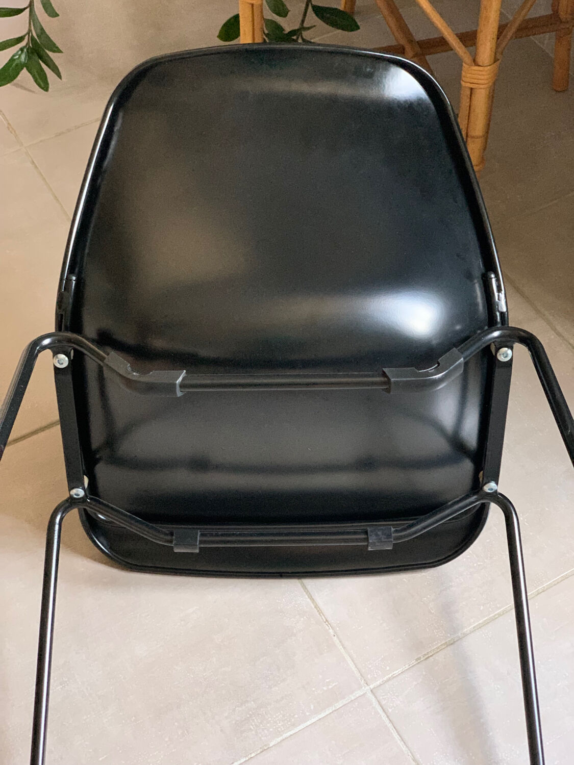 Designer metal chair